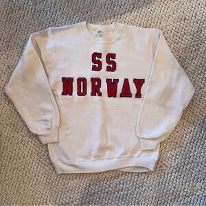 Vintage White SS Norway Sweatshirt